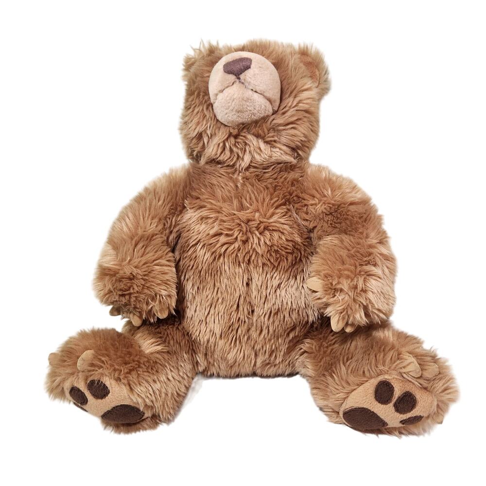 Vintage GUND BROWN TEDDY BEAR PLUSH
STUFFED ANIMAL GRIZZLY Bear Soft 16 5"